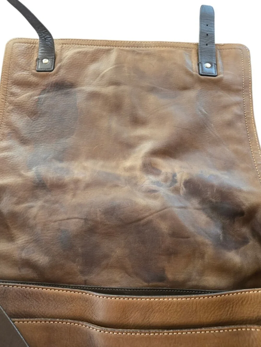 Coach Vintage Brown Leather Messenger Bag Briefcase